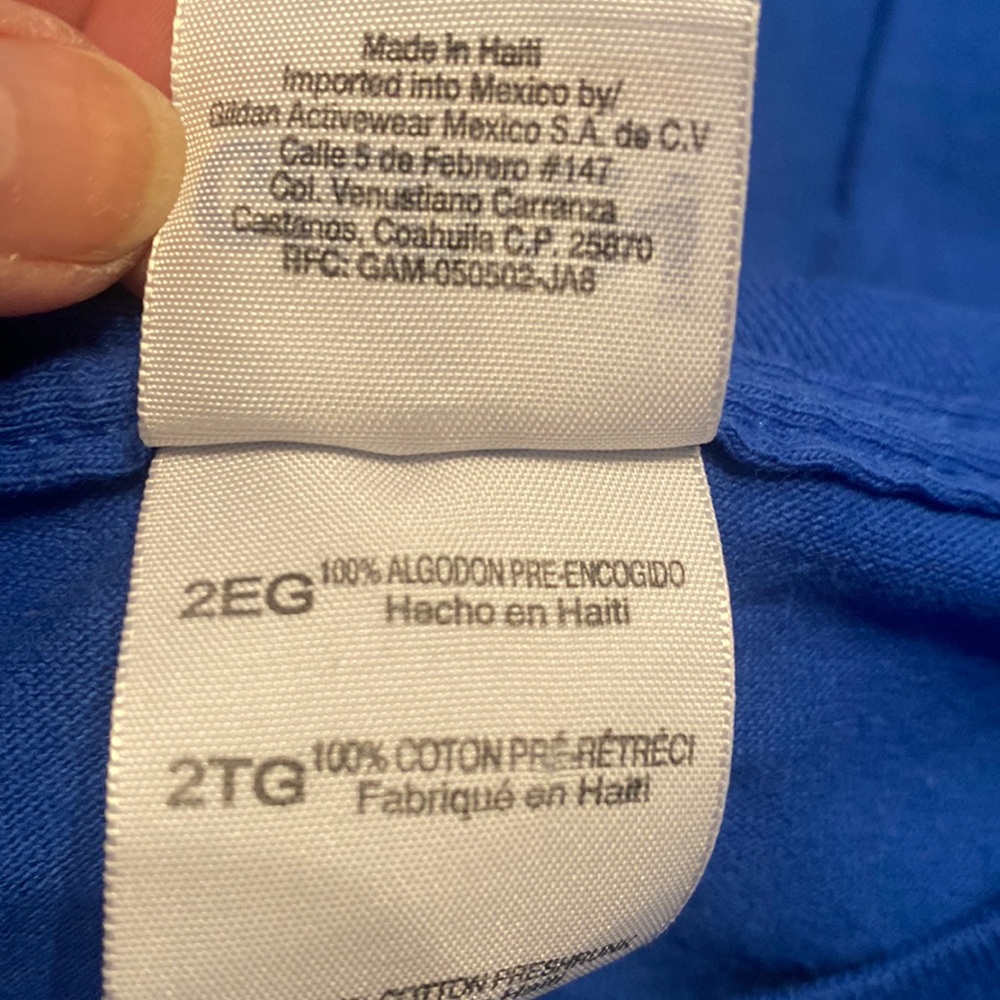 (2) Florida Gator Grey & Blue T-Shirts Ready to Wear - Size XXL - Picture 12 of 14